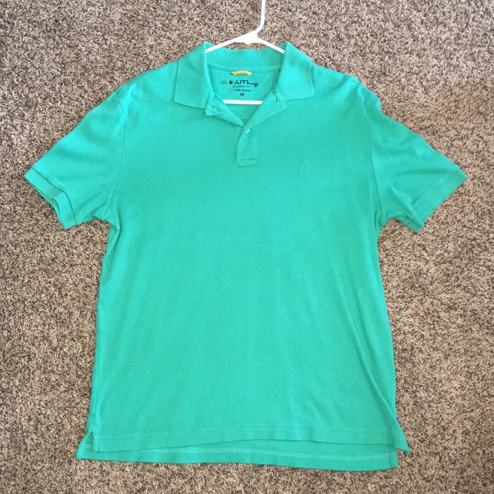 Green Nautica polo